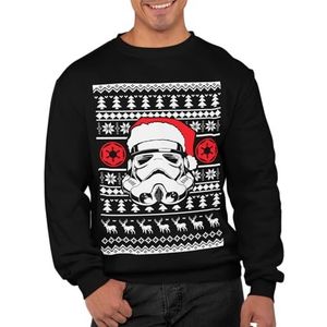 Graphic Impact Geïnspireerd Sterren Lelijk Gezicht Santa Lelijke Oorlogen Kerstmis Lelijke Trui Xmas Jumper