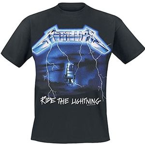 Metallica Ride The Lightning T-shirt zwart XL 100% katoen Band merch, Bands