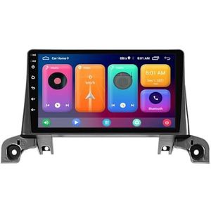 Android 14 2 Din Autoradio voor Peugeot 5008 4008 3008 2017-2020 - Steun Carplay Android Auto DSP-9"" Touchscreen Auto Stereo Met Stuurwielbediening WIFI 4G Bluetooth Split-Screen(P2 WIFI 4-Core 1G+32G