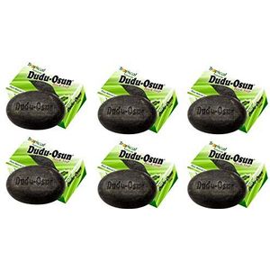 6x150g Dudu-Osun African Black Soap - Batch van 6 zwarte zeep van Tropical Naturals 150 g