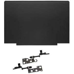 WANGHUIH LCD Achterkant Bovendeksel 5CB0K85923 + scharnieren compatibel met Lenovo Ideapad 700-15 700-15isk 80RU Laptop (A+H)