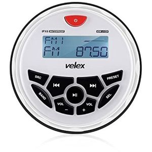 Waterdichte Bluetooth Marine Stereo Ontvanger met MP3-speler op AM/FM Radio en USB voor Streaming Muziek op Boten Golfkarretjes ATV UTV en Spa Hot Tubs