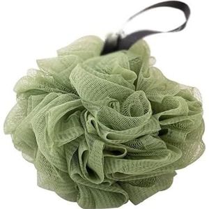 Badsponzen for volwassenen, badspons, mesh poef badspons, schuim Loofah spons (Size : Green)