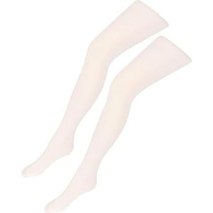 TupTam Meisjes Panty's 40 DEN 2 Pack, Ecru, 104-110