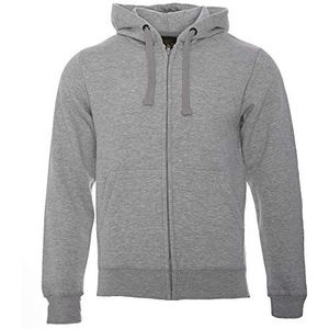 ROCK-IT Apparel I Heren Hooded Jacket I Zipper Hoodie I Sweater I Sweatshirt I Pullover Hoody I Maten XS-5XL I Zwart Heather Grey 4X-Large