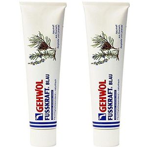GEHWOL Fusskraft Blauw, droge brosse huid, voetcrème, 2 x 125 ml