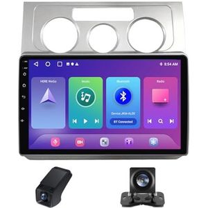 Android 13 Autoradio geldt voor Volkswagen Touran 1 2003-2010 10 inch Touchscreen Autoradio met Wireless Carplay Android Auto Navi GPS Bluetooth FM/RDS Radio+Telecamera Achterkant(A,NF-1)