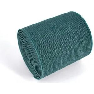 cm geïmporteerde rubberen band, gekleurde elastische band, dubbelzijdige en dikke elastische tape kleding naaien accessoires-atrovirens