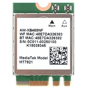 1 STKS MT7921 WIFI6 2.4G 5G Gigabit Netwerkkaart Desktop Computer ïntegreerde Laptop Netwerkkaart Groen