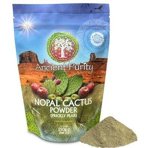 Ancient Purity Nopal Cactus Prickly Pear Raw Ground Powder 250 g