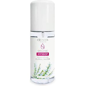 Essences Bulgaria | Biologisch Hysop Bloemenwater 140ml | 100% Puur en Natuurlijk | Anti-Age Verfrissende Schoonheidsmist | Uitstekende Aftershave | Alcoholvrij | Make-up Verwijderaar | Hydraterend