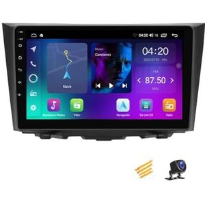 ZARAPLUS Android 13 2 DIN Bluetooth Autoradio 9 Inch Touchscreen Voor Suzuki Kizashi 2009~2015 Met AHD Achteruitrijcamera/GPS-Navigatie/BT/Stuurwielbediening/Koelventilator/Multimediaspeler,NF2