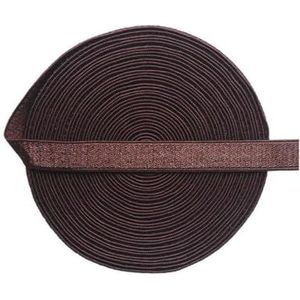 2 5 10 Yard 3/8"" 10mm Glanzend Nylon BH-band Elastische Spandex Satijnen Band Schouderband Ondergoed Lingerie Naaiwerk Trim-Rum Rozijn-15mm-5 Yards
