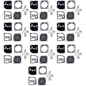 Voor S&tihl HS45 FS55 FS38 BG45 MM55 4137 Voor Zama C1Q Carburateur Reparatieset Trimmer Onderdelen RB-100 Pakking Membraan(10 sets)