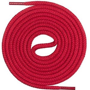 Mount Swiss Ronde premium veters van 100% katoen, zeer scheurvast, kleur: rood, lengte: 110 cm