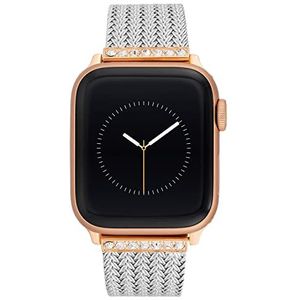 Anne Klein Mesh Fashion Band voor Apple Watch, veilig, verstelbaar, Apple Watch vervangende band, past op de meeste polsen, tweekleurig, 38/40/41 mm, mesh, Twee-toon, 38/40/41mm, Mesh
