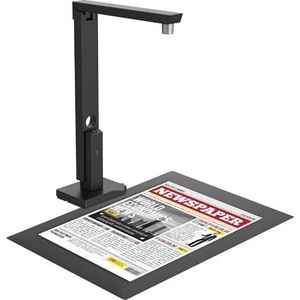 Draagbare documentscanner 800 Pro draagbare documentscanner 8MP 270DPI Snelle scan 1s/pagina, lichtgewicht A4-scanner for platte vellen, eenvoudig te gebruiken voor desktop/laptop