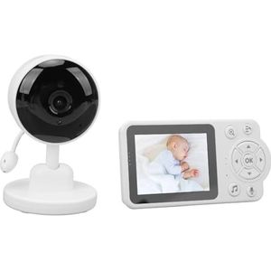 Babyveiligheidsvideomonitor, Slaapliedjes Babycameramonitor 2,8 Inch Scherm Borstvoedingsherinnering Huildetectie Tweerichtingsgesprek voor Kinderopvang (EU-stekker)