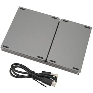 BROLEO Toetsenbord, comfortabel vergrendelingsscherm, inklapbaar, sterk draadloos toetsenbord, compatibiliteit met groot aanraakpaneel voor telefoon