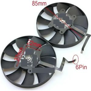 DAPC0815B2UP005 DAPC0815B2UP004 85mm 12V 0.6AMP For NVIDIA for GeForce RTX3070 Graphics Video Card VGA Fan(Pair)