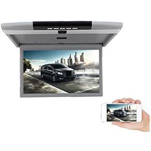 Draagbare dvd-speler voor videospelers op hoofdsteunen in auto's 17.3 Inch Auto Monitor HD Lcd-scherm Auto Plafond Dak Mount Display Multimedia TV Auto Video Player HDMI IR FM Link met HD-roterend sch
