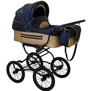 Isa-bella Retro kinderwagen - elegantie en functionaliteit voor moderne ouders Royal I-6 2-in-1 zonder babyzitje