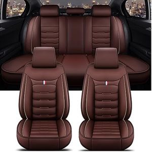 Autostoelhoezen - Universele Autostoel - Voor OPEL - Voor Astra K - Voor Insignia - Voor Zafira - Voor Antara - Voor Grandland X - Voor CORSA - Voor Vectra B - Voor Mokka - Coffee - 5 Zitplaatsen