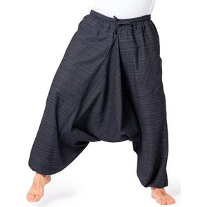 PANASIAM Aladin pants cotton 'Lini', black, XL