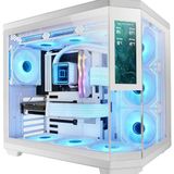 Mars Gaming - MC-3TCORELCD - Gaming Behuizing - Wit - ATX - IPS Scherm 7,2 inch