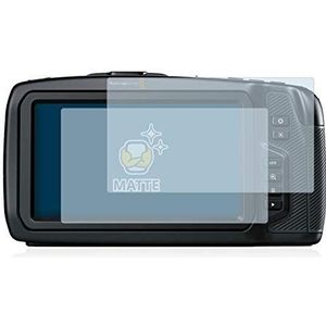 BROTECT 2x Antireflecterende Beschermfolie voor Blackmagic Pocket Cinema Camera 4K / 6K Anti-Glare Screen Protector, Mat, Ontspiegelend