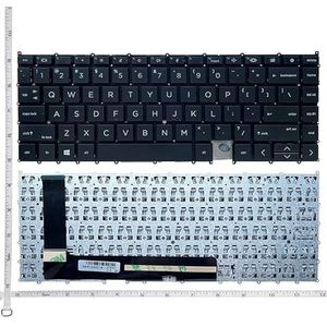 GZEELE US Met/Zonder Achtergrondverlichting Voor HP voor EliteBook x360 1040 G7 G8 Engels laptoptoetsenbord(Without Backlit)