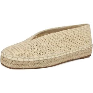 NINE WEST Rorie Ballet Flat voor dames, Crème 150, 38.5 EU