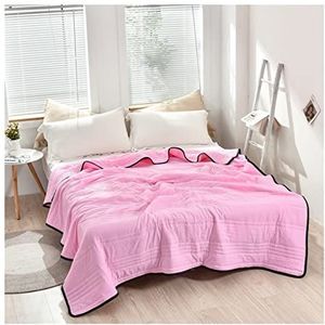 GSJNHY Koeldekens zomer koeldeken voor beddekens voor warme slapers volwassenen thuis paar bed airconditioning dekbed quilt (kleur: B, maat: 180 x 220)