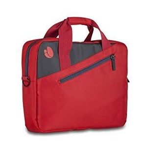NGS Gember Red - 15,6"" Laptop tas met extern vak - Monray Ginger - Rood Model GINGERRED