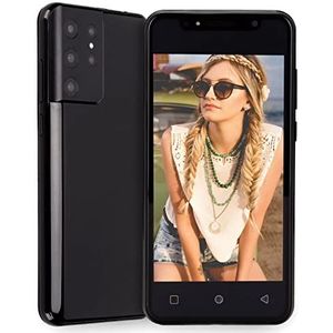 Ontgrendelde Smartphones, S21 Ultra 6.1in 4G/5G Dual SIM Ontgrendelde Mobiele Telefoon, 12GB RAM 512GB ROM, 24MP 48MP Dubbele Camera, Face ID Android-telefoon met 5000mAh-batterij(E.U. Plug)