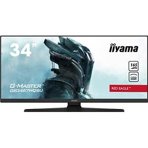 iiyama G-MASTER GB3467WQSU-B1 computer monitor 86,4 cm (34") 3440 x 1440 Pixels UltraWide Quad HD LED Zwart