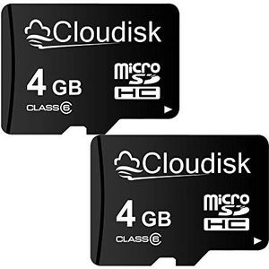 Cloudisk Micro SD-kaart, micro-SD-kaart, geheugenkaart (4 GB)