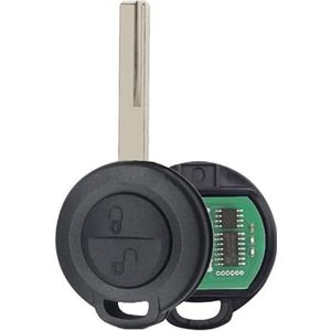 ProPlip Complete sleutel met programmeerelektronica, compatibel met Smart ForTwo Forfour 454 Roadster Mitsubishi Colt Warior Carisma Spacestar 434 MHz lege afstandsbediening