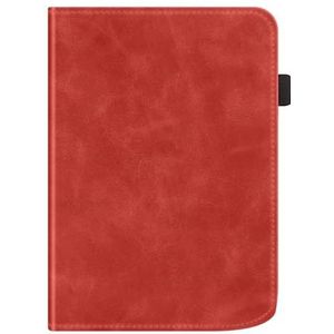 Case Compatibel Met Pocketbook Verse Pro 2023 E-reader Flip PU Stand Cover voor Pocketbook 629 634 Case Met handhouder(Red)