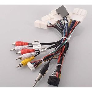 Kabelboom - 16pin - Voor Nissan Qashqai Xtrail Tiida Bluebird - Android Auto Radio Stereo Kabelboom Kabel Adapter