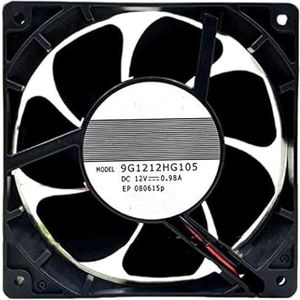 LMNCBVYA Ailsa Hexi 9G1212HG105 DC12V 0.98A 120mm High-Performance Cooling Fan for Laptops - 4200 RPM, Low Noise, Durable Copper Design