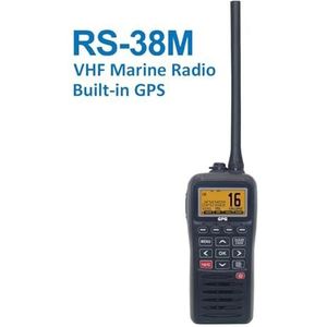 Recente RS-38M VHF Marine Radio Ingebouwde GPS 156.025-163.275MHz Float Transceiver Tri-watch IP67 Waterdichte Walkie Talkie(RS-38M-GPS)