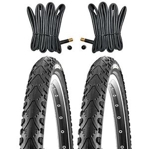KENDA 2 x fietsbanden 20 inch banden 20 x 1,75 47-406 incl. 2 x binnenband met AV gl