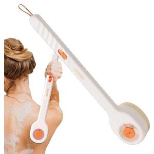 syayw Doucherugreiniger, doucherug reiniger, lichaamsborstel voor badreiniger, diep reinigende rugreiniger, comfortabele antislip badborstel,