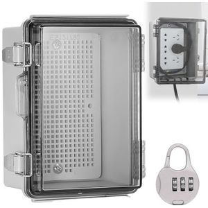 IP66 waterdichte aansluitdoos, wandverdeelkast, ABS, transparante schakelkast voor buiten