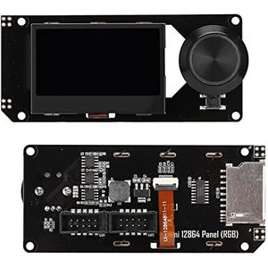 BROLEO 3D Printer Accessoire, Toebehoren MKS LCD het Schermmodule, voor Marlin (Zwart op RGB)