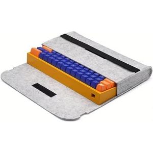 Toetsenbordopbergtasje, toetsenbordhoes, Vilt toetsenbordhoes zwart for 60/87/104/108 toetsen(87key - 14.2inch)