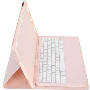 Toetsenbordhoes, nauwkeurige uitsparingen tablet toetsenbordhoes TB371FC verstelbare hoek voor Tab P12 12,7 inch (roze)