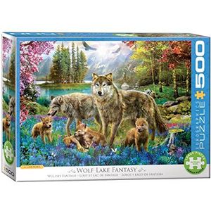 Wolf Lake Fantasy door Jan Patrik 500-delige puzzel