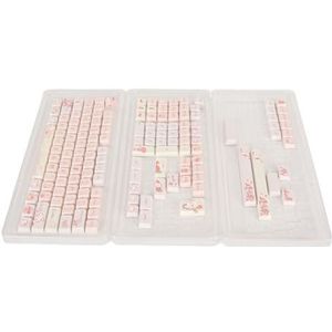 Mechanisch Toetsenbord Keycaps, Water-olie-afstotend 148 Stuks Dye Sublimation PBT Gaming Custom Keycaps voor Pc (konijn)